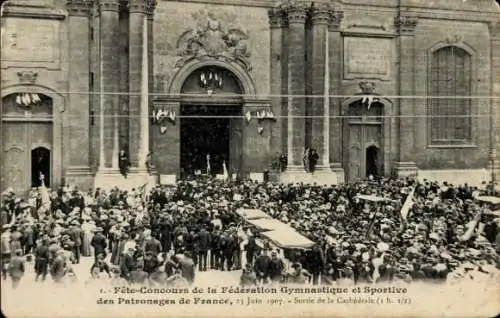 Ak Cathedrale, Fete-Concours de la Federation Gymnastique et Sportive des Patronages de France