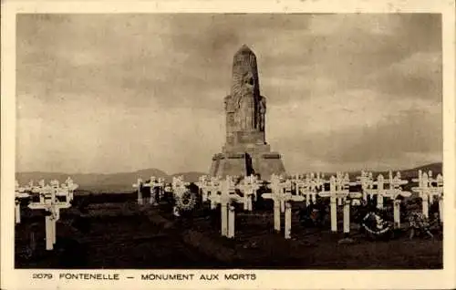 Ak La Fontenelle Loir et Cher, Monument aux Morts