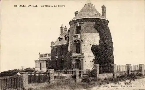 Ak Onival Ault Somme, Le Moulin de Pierre