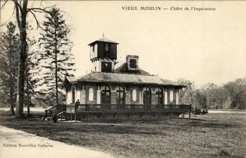 Ak Vieux Moulin Oise, Chalet de l'Imperatrice