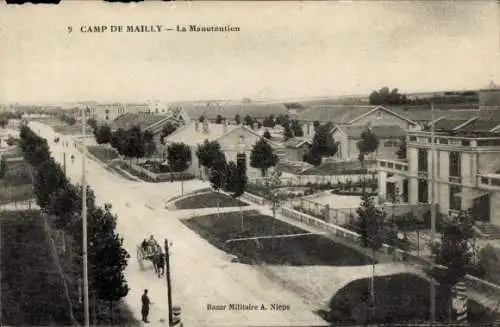 Ak Mailly le Camp Aube, Camp de Mailly, La Manutention