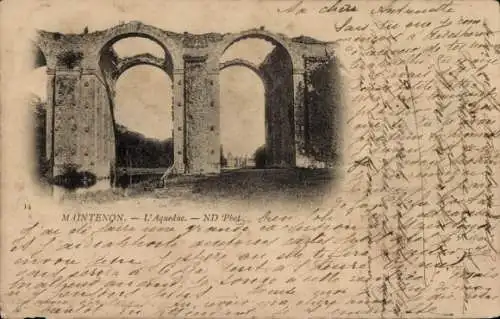 Ak Maintenon Eure et Loir, L'Aqueduc