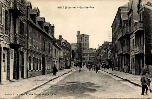 Ak Ault Somme, Grande Rue