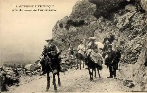 Ak Auvergne, Ascension du Puy-de-Dome