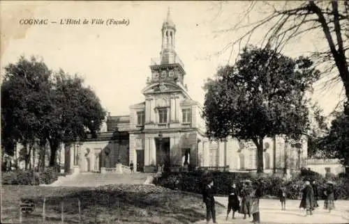 Ak Cognac Charente, Rathaus