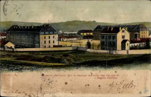 Ak Belfort Beffert Beffort Territoire de Belfort, Caserne Bechaud, forts des Hautes, Basses Perches