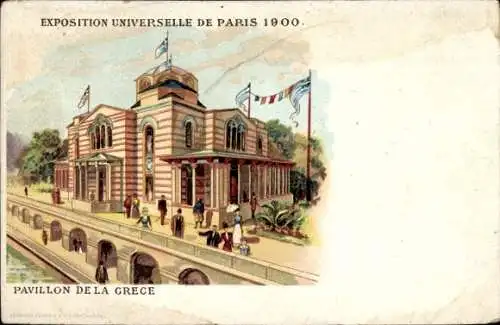 Ak Paris, Exposition Universelle de 1900, Pavillon de la Grece