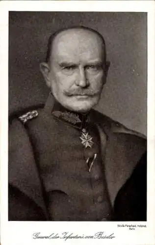 Ak General Hans von Beseler, Portrait, Orden Pour le Mérite