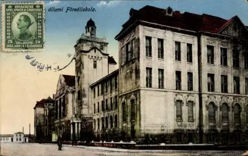 Ak Brașov Brassó Kronstadt Rumänien, M.k. Allami Förealiskola