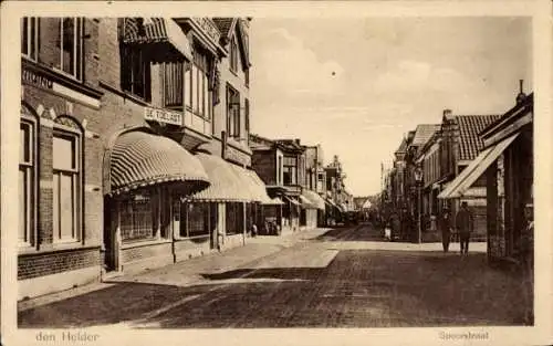 Ak Den Helder Nordholland Niederlande, Spoorstraat