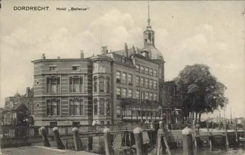 Ak Dordrecht Südholland Niederlande, Hotel Bellevue