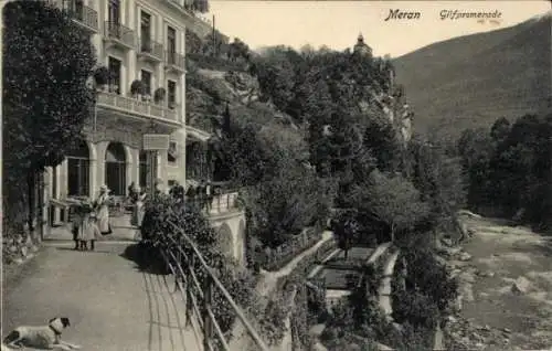 Ak Meran Merano Südtirol, Gilfpromenade