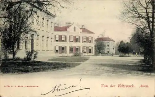 Ak Assen Drenthe Niederlande, Van der Feltzpark