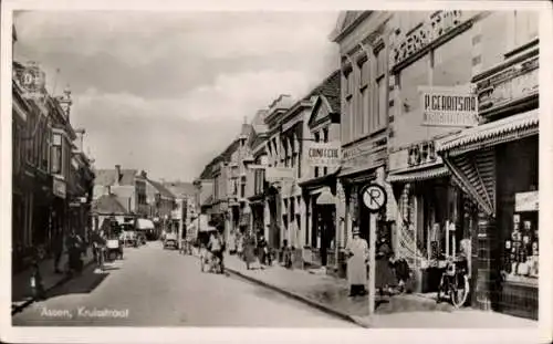 Ak Assen Drenthe Niederlande, Kruisstraat