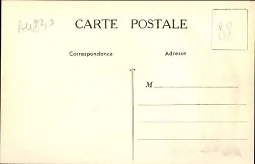 Landkarten Ak Vosges, Emulsion Scott, Fischer mit Fang, Épinal, Neufchâteau