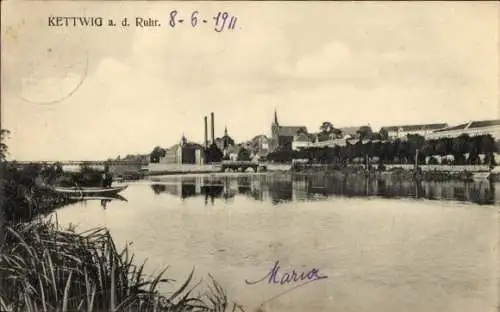 Ak Kettwig Essen im Ruhrgebiet, Teilansicht