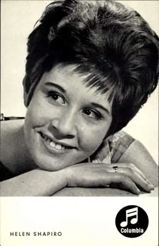 Ak Schauspielerin und Sängerin Helen Shapiro, Portrait