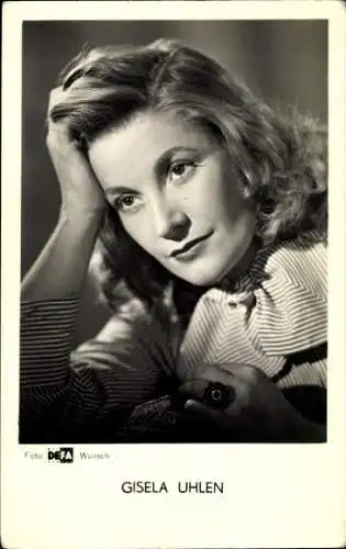 Ak Schauspielerin Gisela Uhlen, Portrait