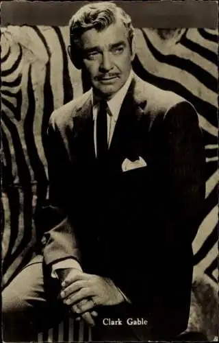 Ak Schauspieler Clark Gable, Portrait