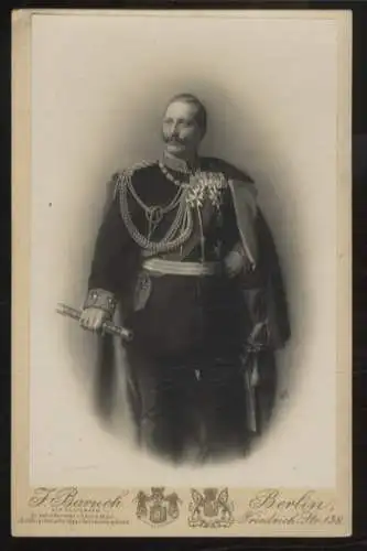 Cabinet Foto Kaiser Wilhelm II. von Preußen