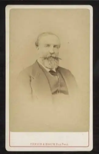 CdV Portrait Antoine d' Orleans Herzog von Montpensier