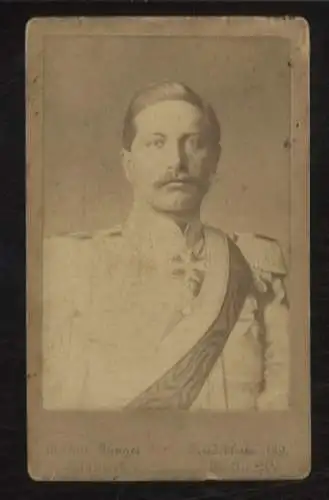 CdV Portrait Kaiser Wilhelm II. von Preußen