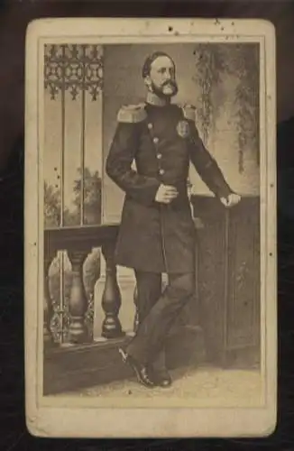 CdV Portrait Friedrich VIII. von Schleswig-Holstein-Sonderburg-Augustenburg