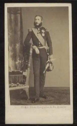 CdV Portrait König Leopold II. von Belgien