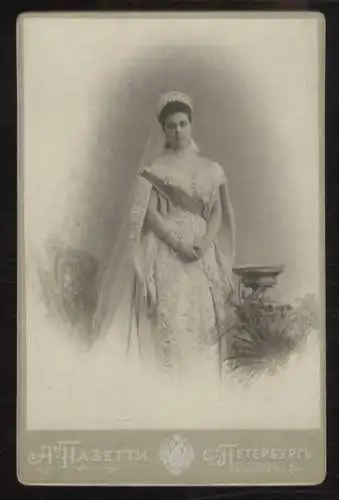 Cabinet Foto Prinzessin Helene von Griechenland, geb. von Wladimirowna Pawlowna v. Rußland