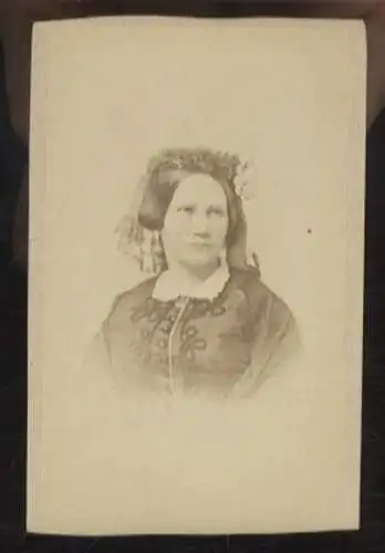 CdV Portrait Königin Amalie von Griechenland, geb. von Oldenburg