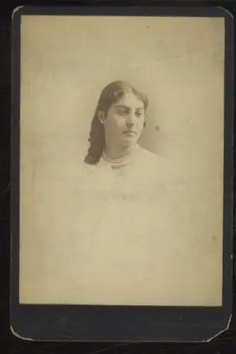 Cabinet Foto Nathalie Königin von Serbien, geb. Prinzessin von Bessarabien (Rumänien)