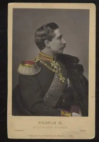 Cabinet Foto Kaiser Wilhelm II. von Preußen