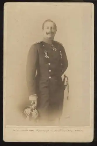 Cabinet Foto Kaiser Wilhelm II. von Preußen