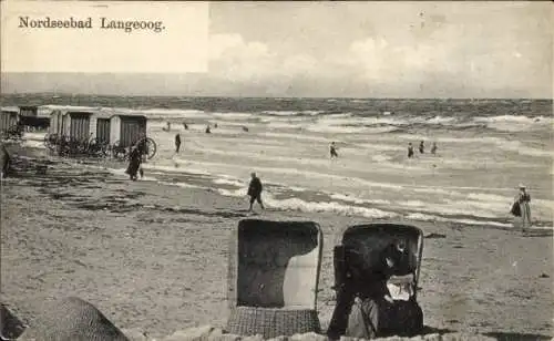 Ak Nordseebad Langeoog Ostfriesland, Badestrand