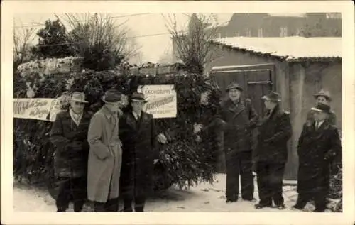 Foto Ak Wattenscheid Bochum Ruhrgebiet, Fachgruppe Gartenbau, Winter