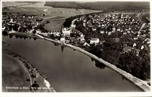 Ak Kelsterbach am Main, Gesamtansicht, Luftbild