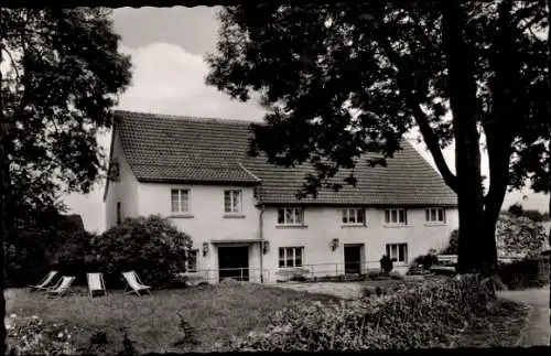 Ak Wellin Herscheid, Gasthof Pension Schröder, Außenansicht