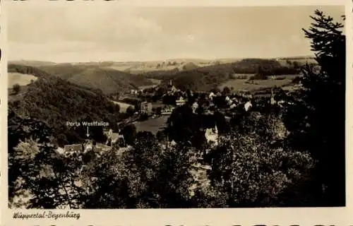 Ak Beyenburg Wuppertal, Hotel Porta Westfalica, Panorama