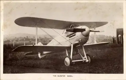 Ak Flugzeug Bamel, Doppeldecker