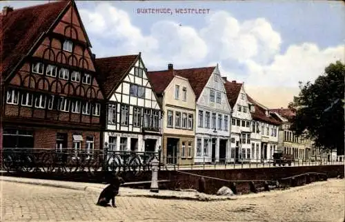 Ak Buxtehude in Niedersachsen, Westfleet