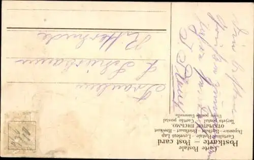 Präge Ak Glückwunsch Neujahr, Glücksklee in der Blumenvase, münzen