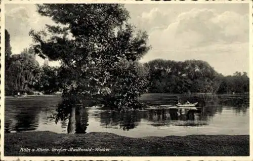 Ak Köln am Rhein, Großer Stadtwald-Weiher