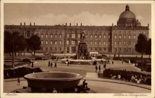 Ak Berlin Mitte, Schloss, Lustgarten