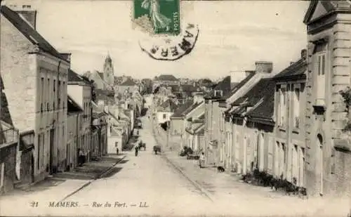 Ak Mamers Sarthe, Rue du Fort