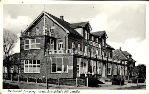 Ak Nordseebad Langeoog Ostfriesland, Bodelschwinghhaus, Abt. Seeruhe