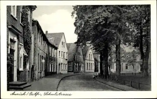 Ak Aurich in Ostfriesland, Schulstraße