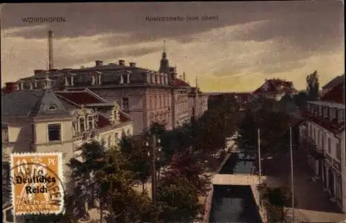 Ak Bad Wörishofen im Unterallgäu, Kneippstraße von oben