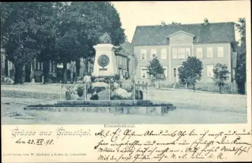 Ak Clausthal Zellerfeld im Oberharz, Römerdenkmal