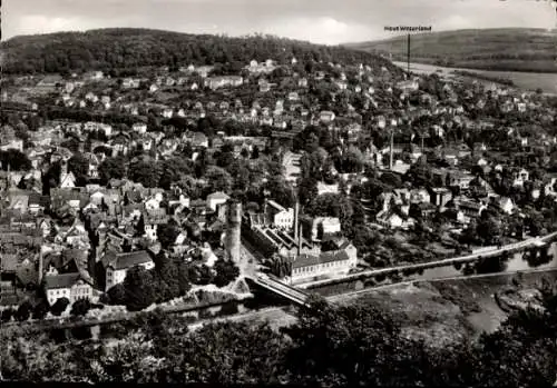 Ak Hann. Münden in Niedersachsen, Blick auf den Kattenbühl mit Haus Weserland