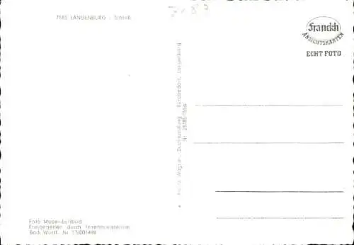 Ak Langenburg in Württemberg, Schloss